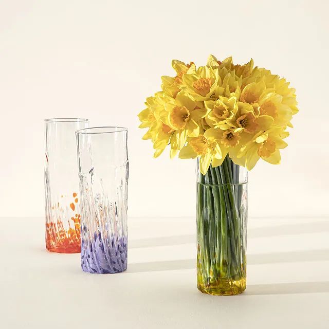 Recycled Glass Birth Month Flower Vase | UncommonGoods
