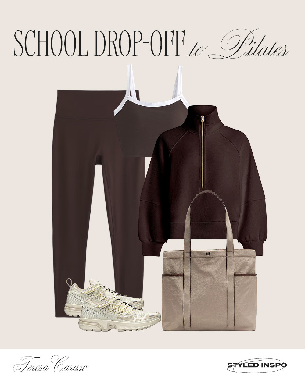 School Drop-off to Pilates  

 #LTKgrwm #LTKootd #LTKmomlife