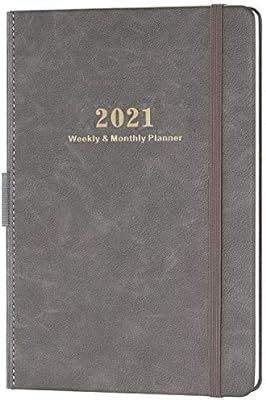 Jan. 2021 - Dec. 2021, 2021 Planner - Weekly & Monthly Planner 2021 with Calendar Stickers, 5.75"... | Amazon (US)