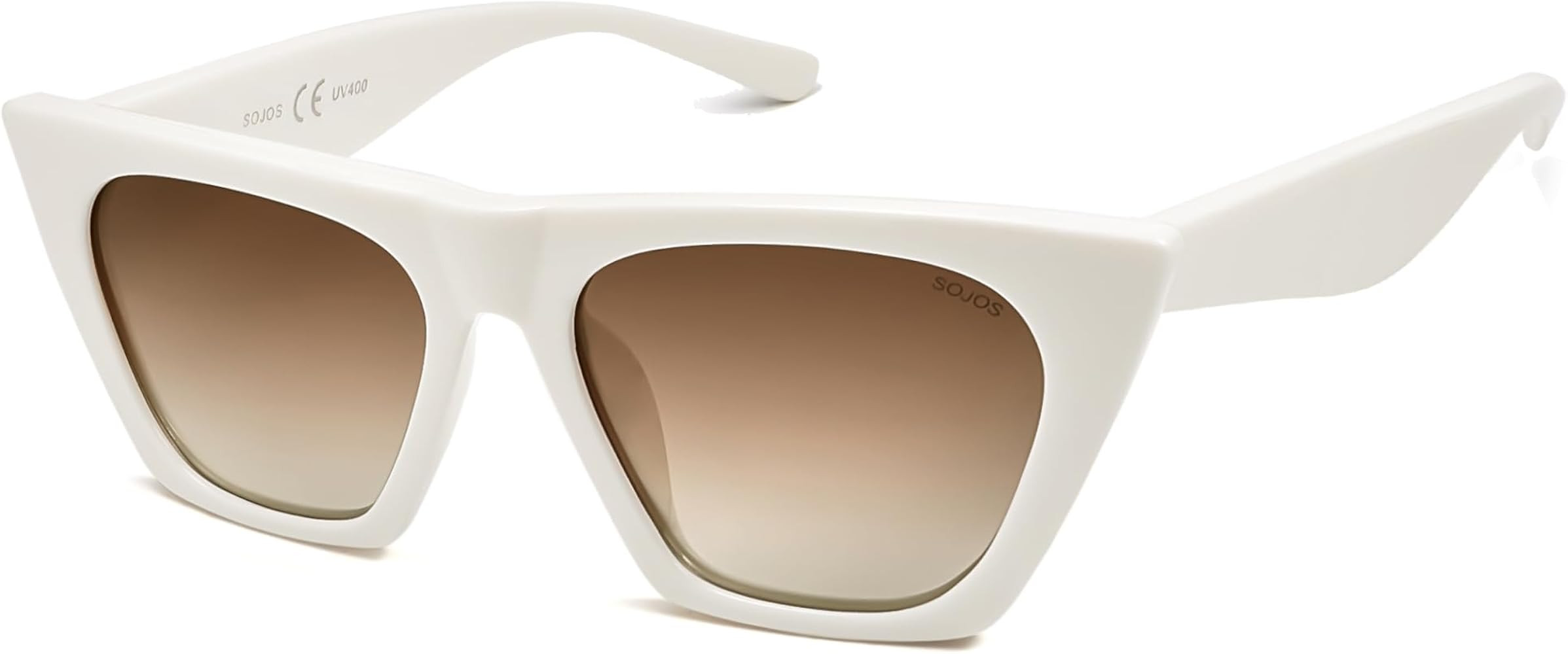 SOJOS Trendy Oversized Square Cateye Polarized Sunglasses Womens Big Frame Shades SJ2115 | Amazon (US)