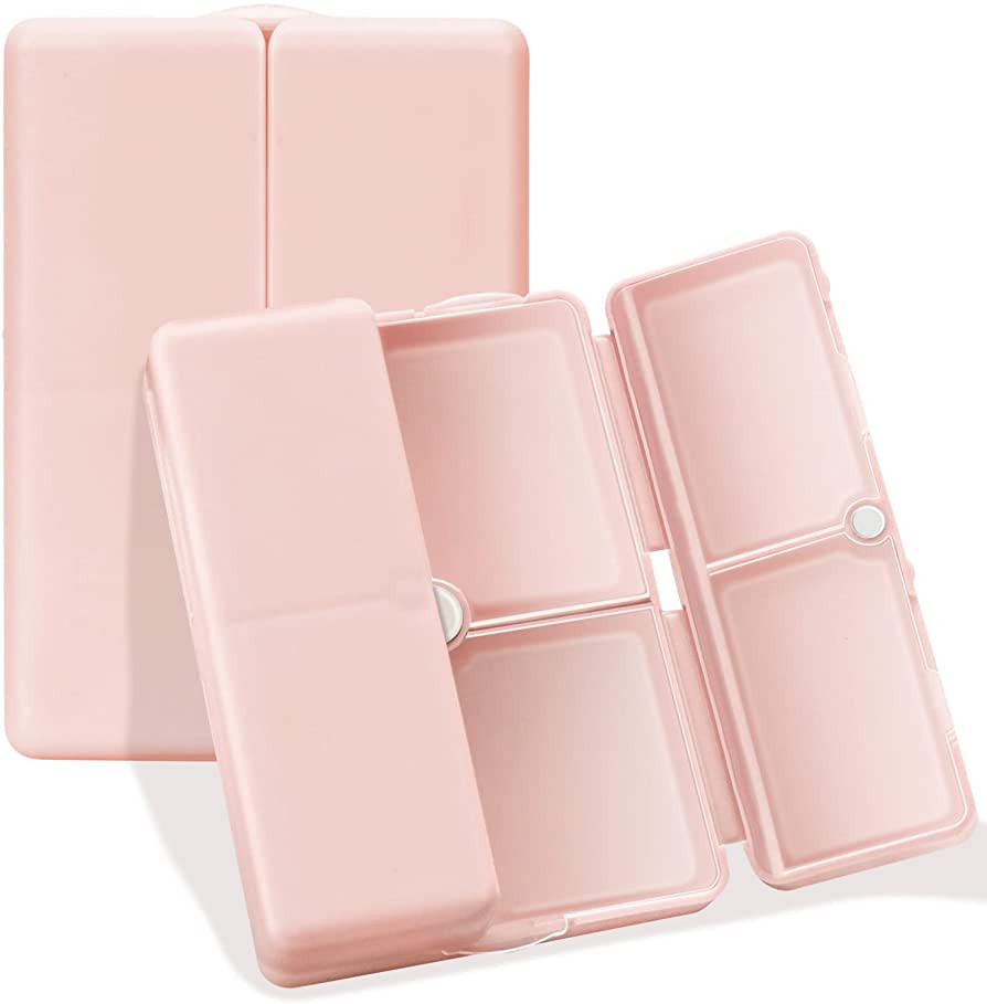 FYY Daily Pill Organizer, 7 Compartments Portable Pill Case Travel Pill Organizer,[Folding Design... | Amazon (US)