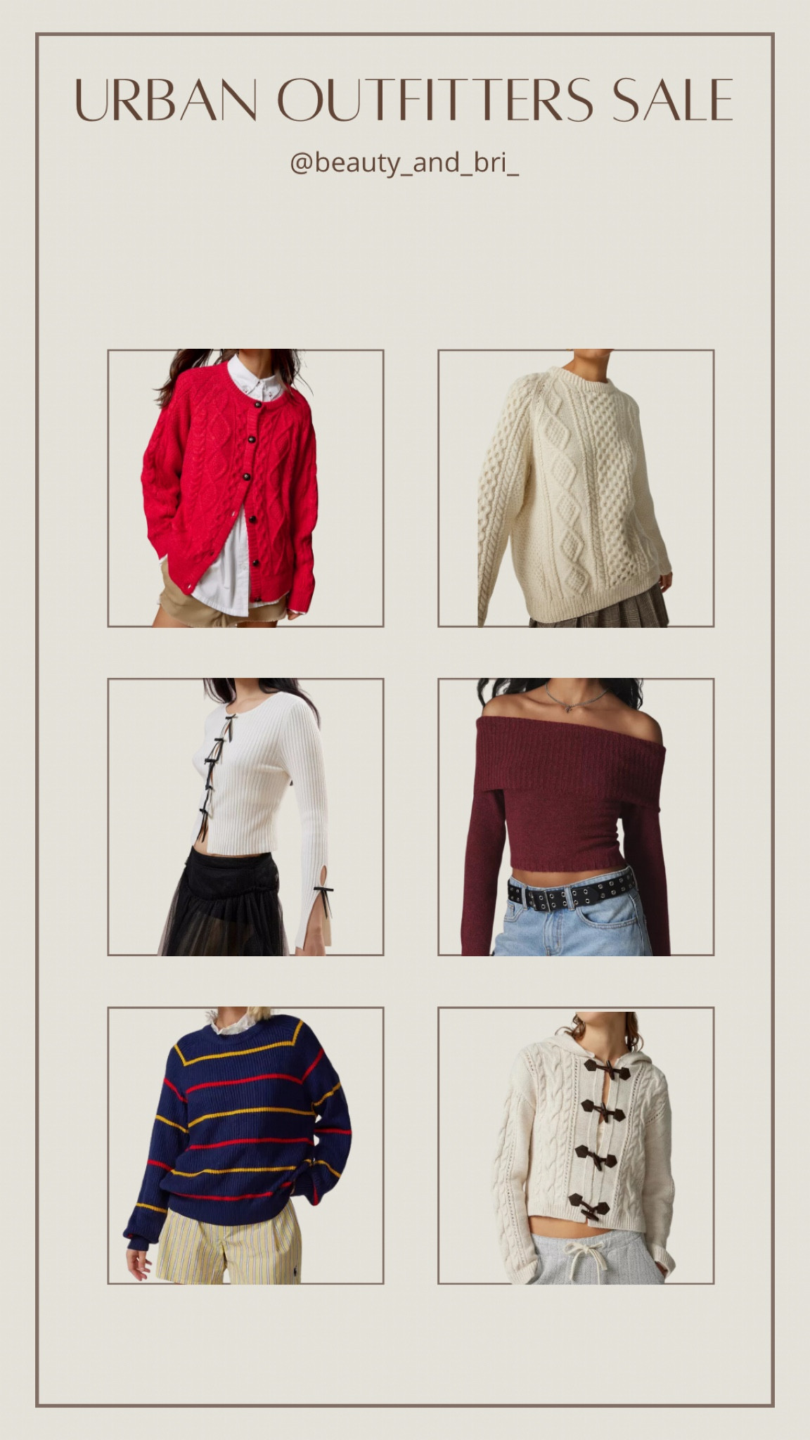 Urban outfitters sale

Sweater, cardigan, knitwear, winter outfit, cold weather, holiday 

#LTKCyberWeek #LTKHoliday #LTKSeasonal