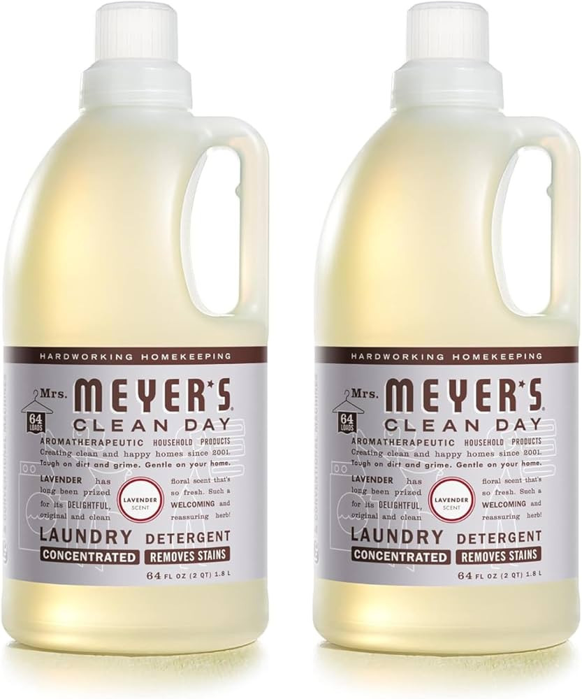 Mrs. Meyer’s Laundry Detergent, Lavender, 64 fl oz (2) | Amazon (US)