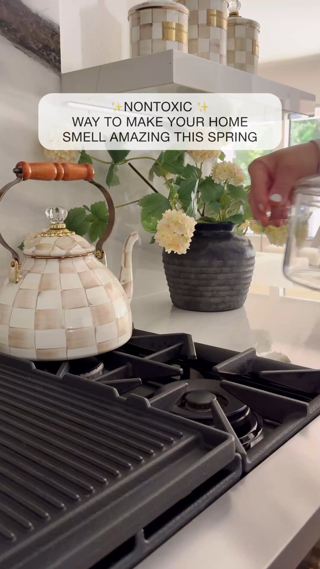 NONTOXIC SUMMER SIMMER POT 🌹🍊 

4 cups water
1 grapefruit, sliced
Rose petals
1-2 TBSP whole peppercorns
1 TBSP Rose Water

Add water & ingredients to the pot. Simmer on low.  Refill water as needed. 

When water as cooled, strain & use as a room spray.  Room spray will only last 1-2 weeksbefore it spoils*

LINKS to everything below ⬇️ 
https://liketk.it/67Ly3

#LTKHome