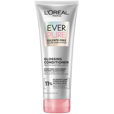 L'Oreal Paris EverPure Sulfate Free Glossing Conditioner with Glycolic Acid - 6.8 fl oz | Target