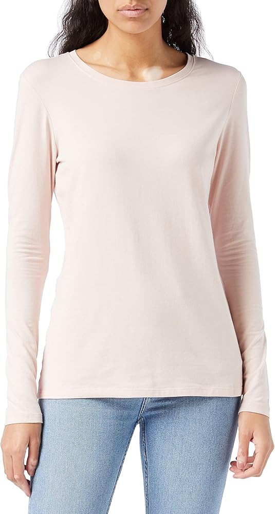 Amazon Essentials Women's Classic-Fit Long-Sleeve Crewneck T-Shirt (Available in Plus Size) | Amazon (US)
