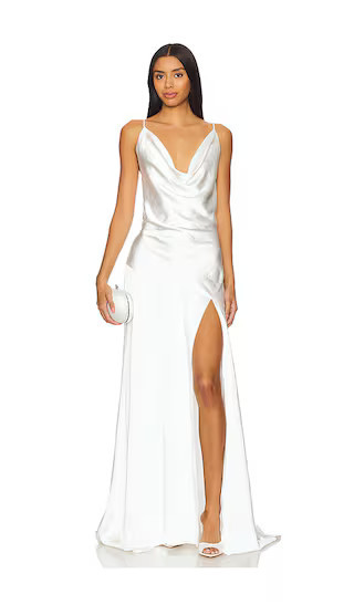 ELLIATT Clementine Maxi Dress in Ivory. - size M | Revolve Clothing (Global)