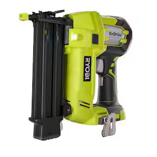 RYOBI ONE+ 18V Cordless AirStrike 18-Gauge Brad Nailer (Tool Only) with Sample Nails P320 | The Home Depot