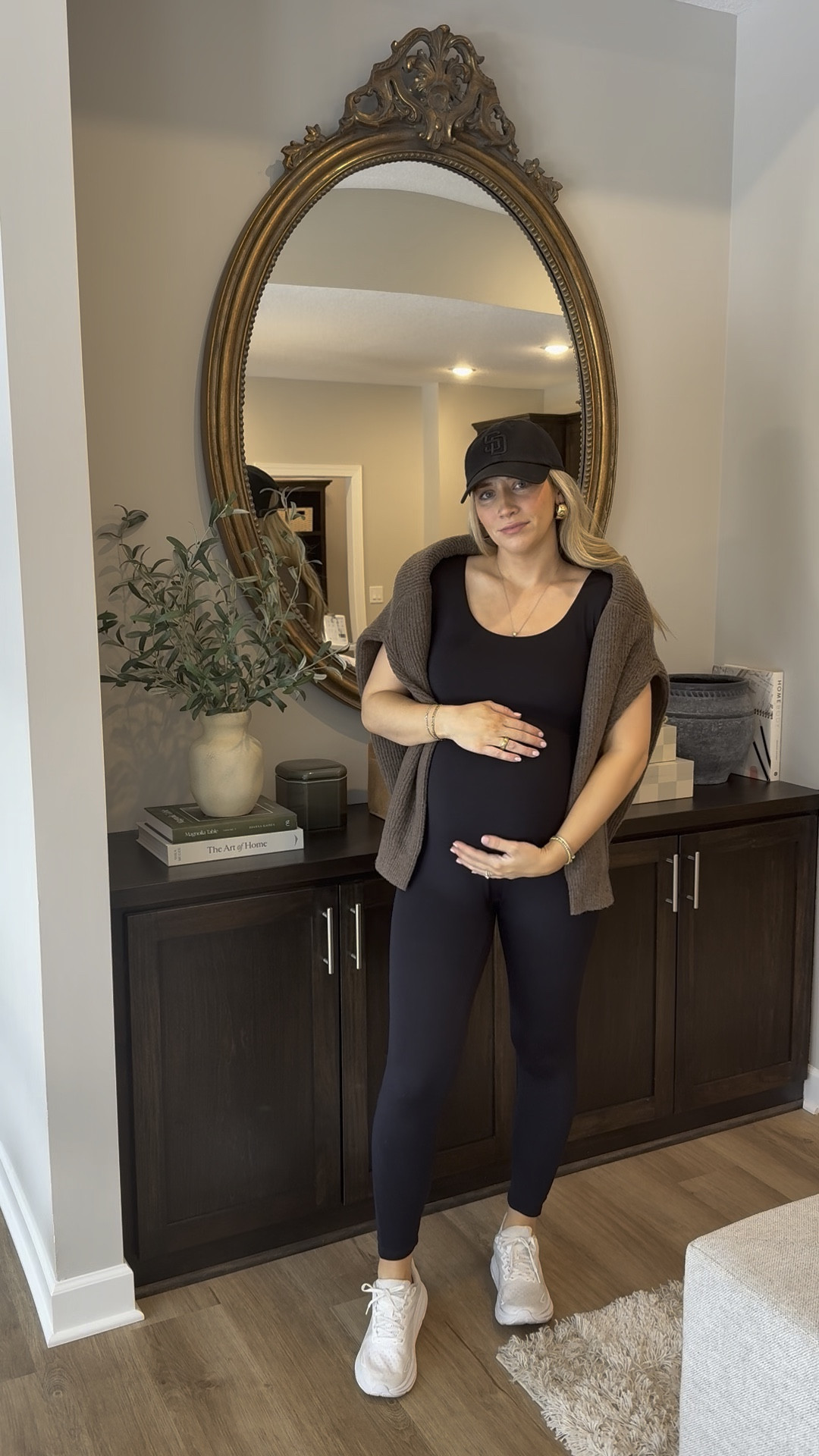 Living for this double lined jumpsuit for the bump!!🤎🤎🤎

#LTKStyleTip #LTKBump