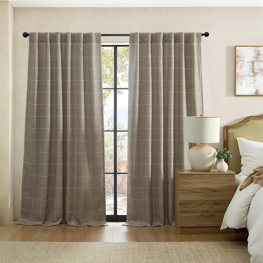 Threadmade Sawyer Window Panel, Taupe - 52" W x 84" L | Amazon (US)