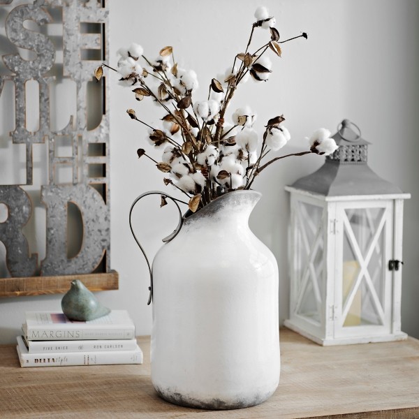 Whitewashed Pitcher Vase | Kirklands | Kirkland's Home
