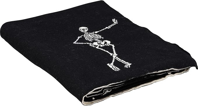Primitives by Kathy Halloween Themed Skeletons Decorative Throw Blanket | Amazon (US)