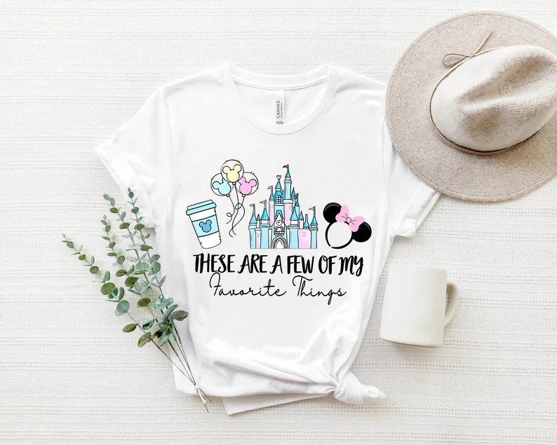 These Are A Few Of My Favorite Things, Disney Castle Shirt, Disney Snacks Shirt, Snacking Around ... | Etsy (US)