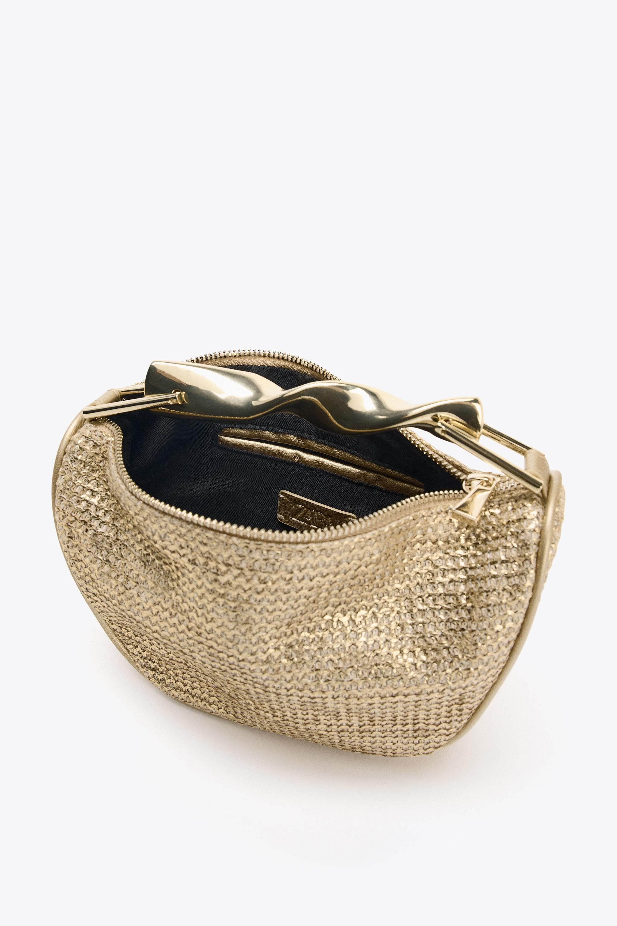MINI BAG WITH METALLIC HANDLE | Zara US