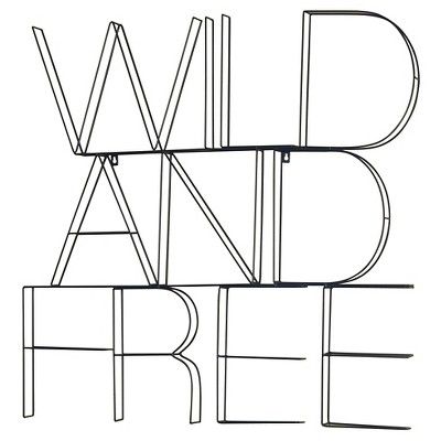 WILD AND FREE Wire Wall Décor - Pillowfort™ | Target