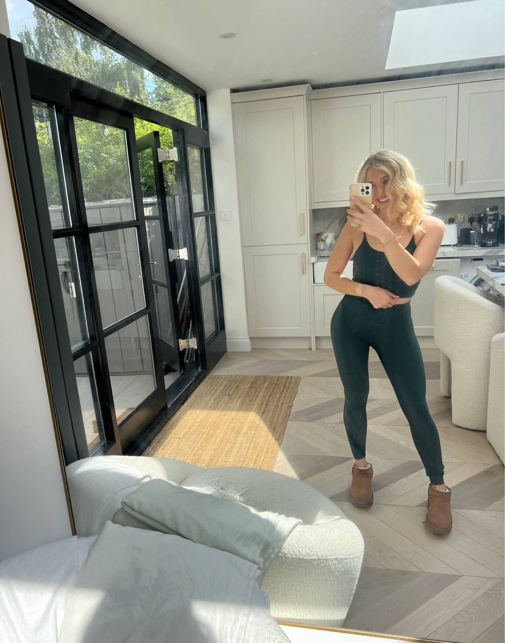 Adanola leggings - Adanola pants - Adanola gym pants - Adanola yoga pants - Adanola bottoms - gym leggings - workout pants - workout leggings - green leggings - sports bra - Ugg boots - Ugg minis - chestnut Ugg boots - Ugg boot styling - how to style Ugg boots - how to style Uggs - workout outfit - gym outfit 

#LTKCyberweek #LTKfit #LTKshoecrush