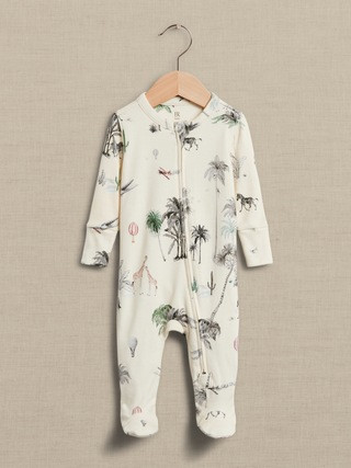 Baby Essential SUPIMA® Footed One-Piece | Banana Republic (US)