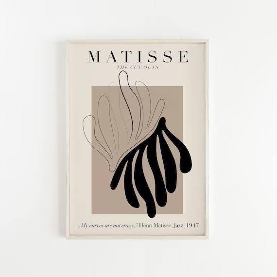 FLORID - Henri Matisse Paper Decoupes - Lithograph - Vintage Art - Digital Download - Printable M... | Etsy (US)