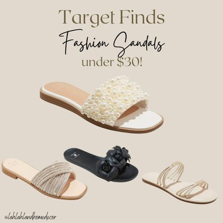 Fashion sandals 🩴 under $30! women’s style | spring fashion | woman shoes @target #target #targetfashion 

#LTKstyletip #LTKover40 #LTKfindsunder50