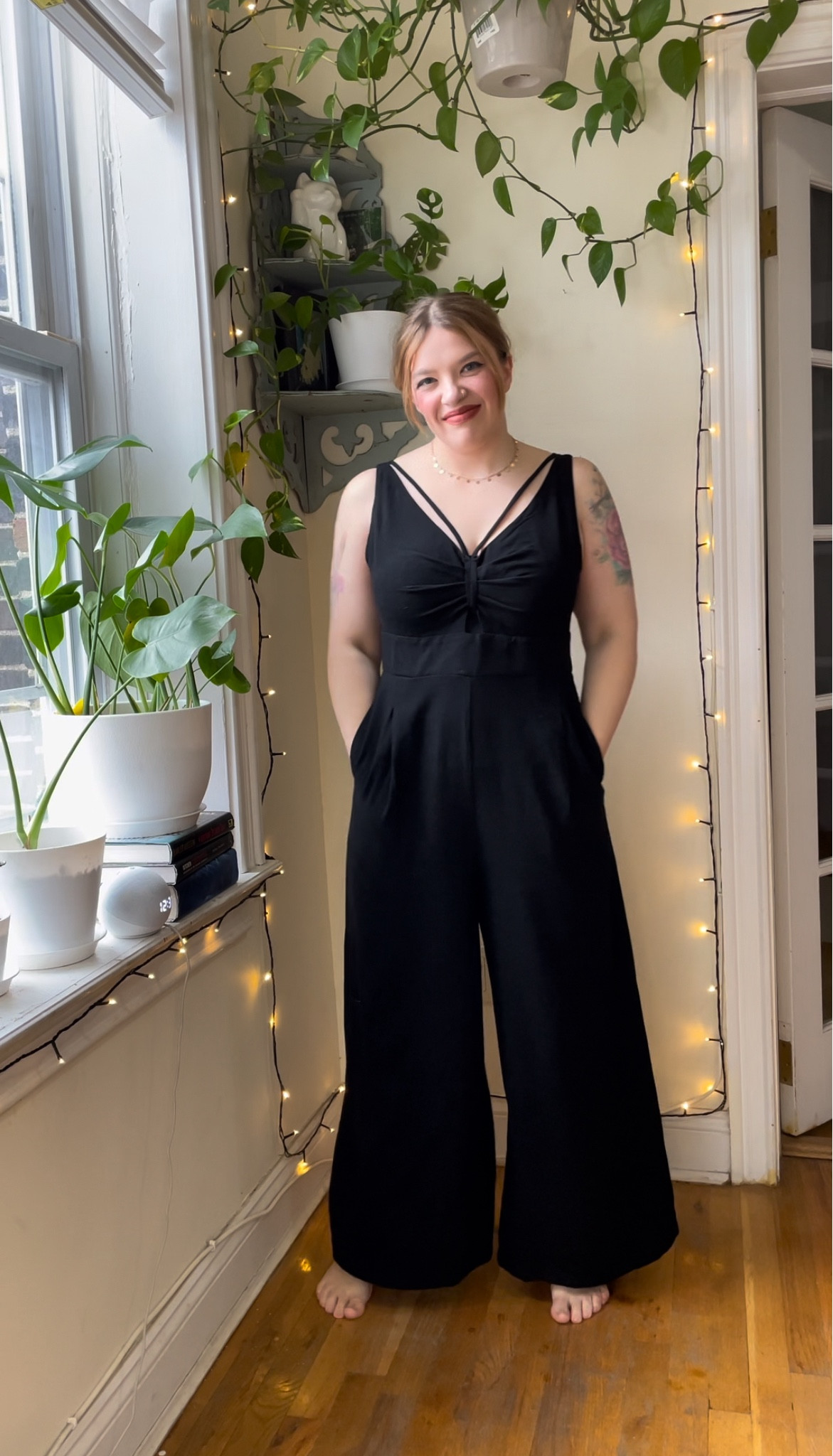 Romper black office school college party 

#LTKSaleAlert #LTKMidsize #LTKSeasonal