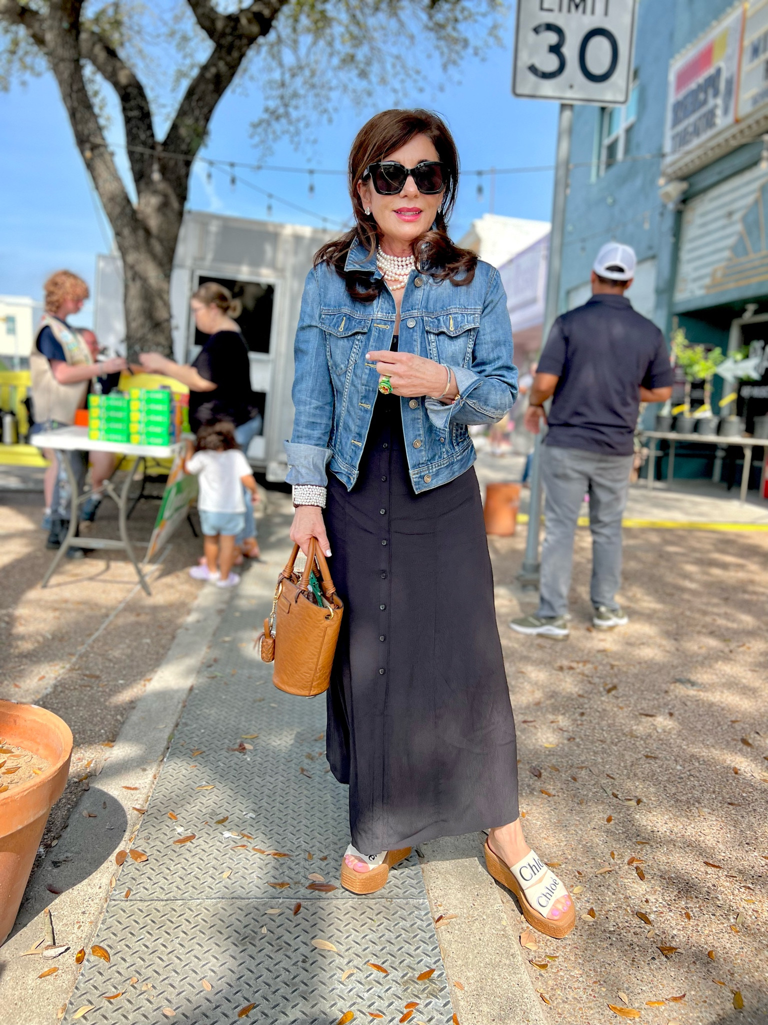 black maxi dress with jean jacket Black flying dress women | photoshoot dress with long flowy train | Lansy | size XS main image 0