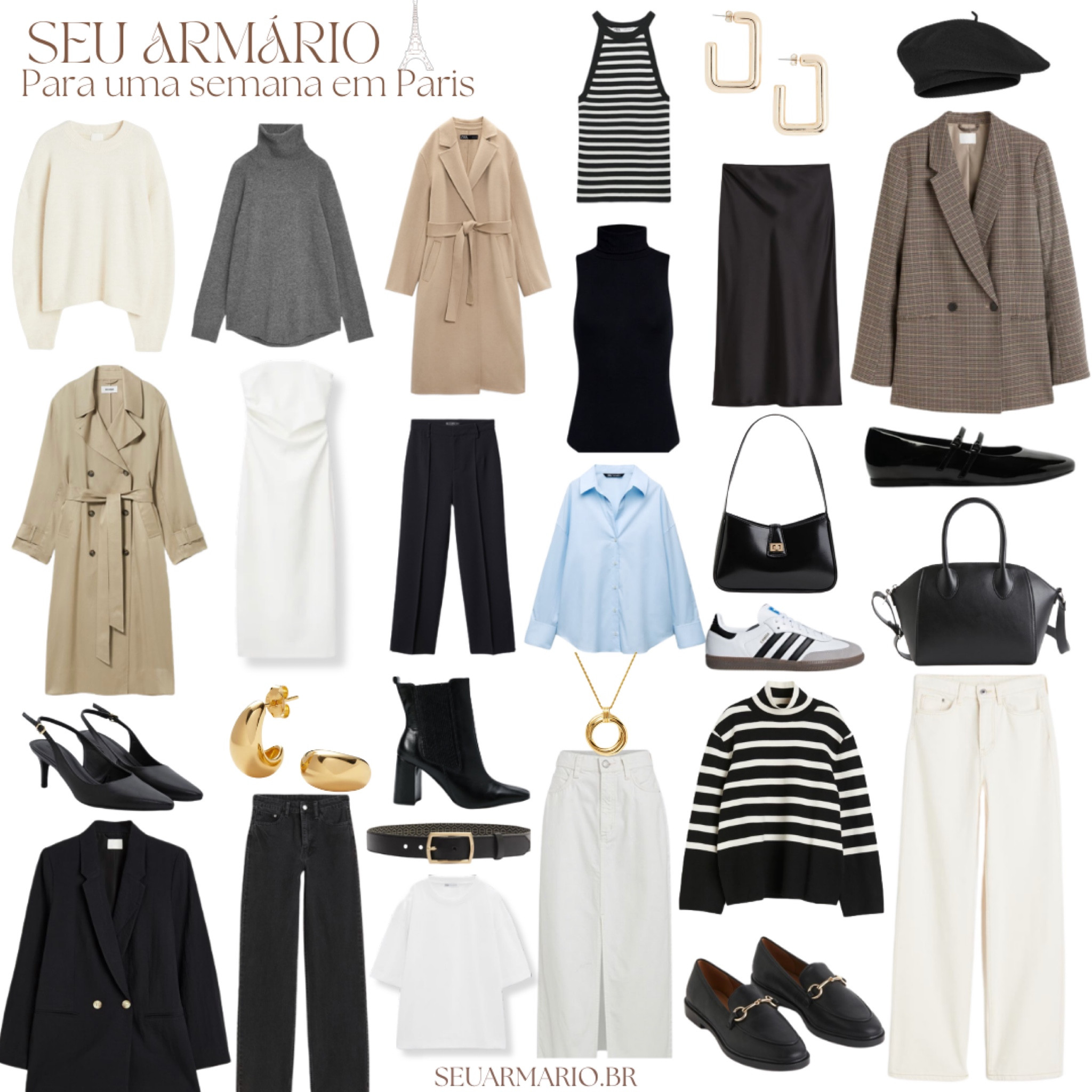 Outfits to Paris 🧳✈️
Looks para uma semana em Paris 🧳




#LTKSeasonal #LTKbrasil #LTKeurope