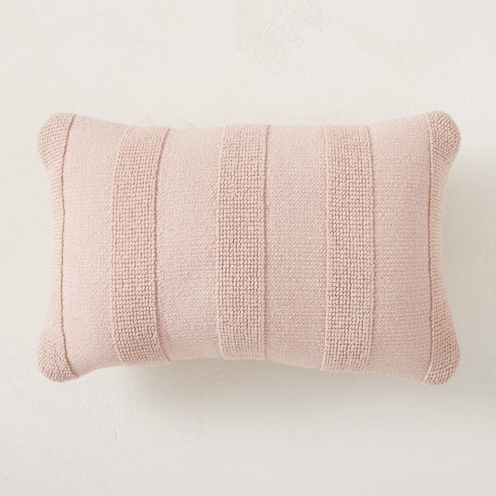 Tufted Stripe Indoor/Outdoor Pillow | West Elm (US)