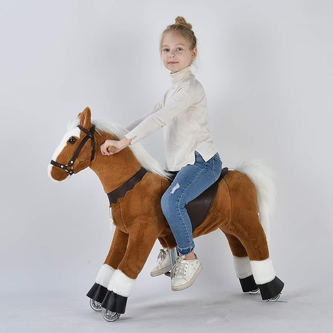 UFREE Horse Best Birthday Gift for Girls. Ride on Walking Horse Toy , Height 36 inch for Children... | Amazon (US)