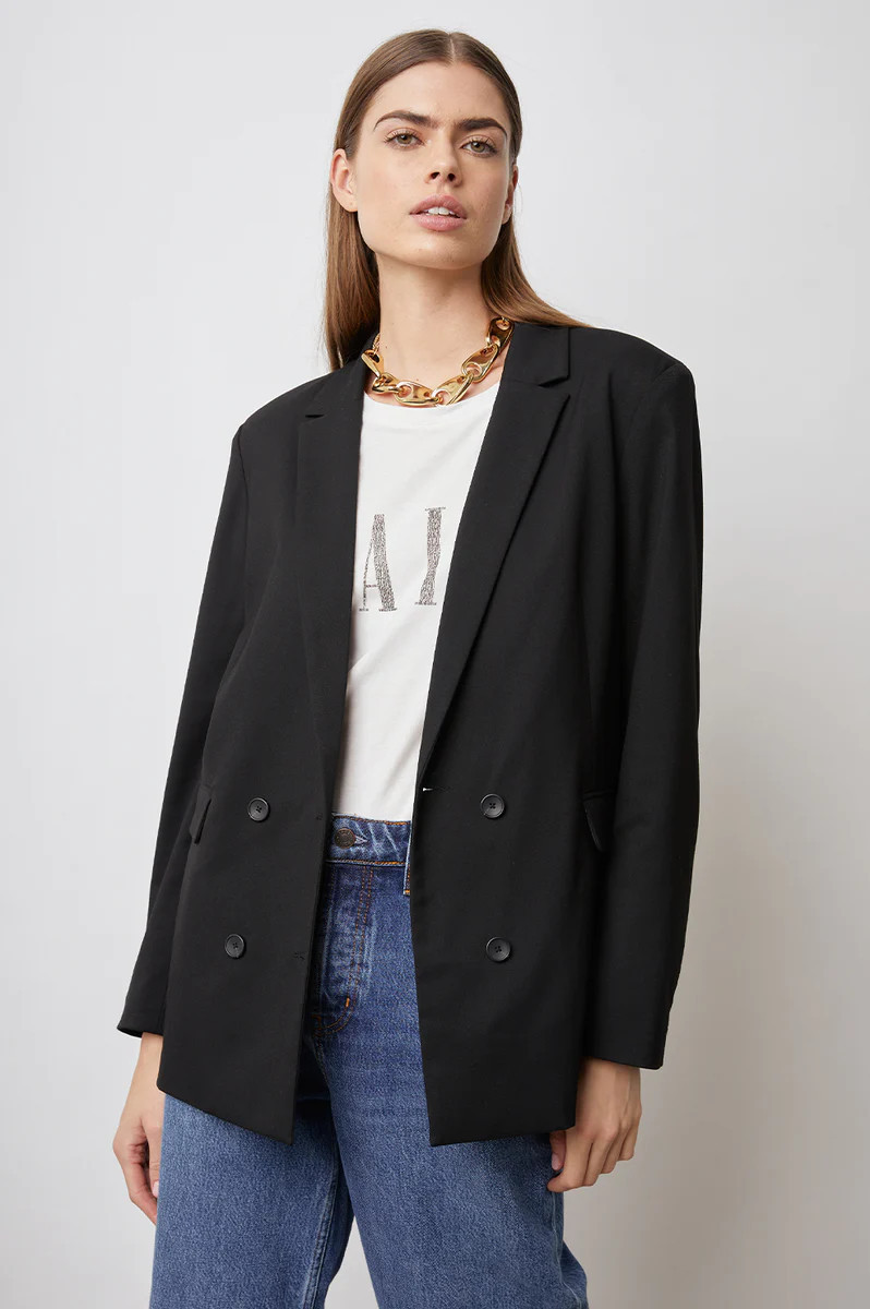 JAC BLAZER - BLACK TWILL | Rails