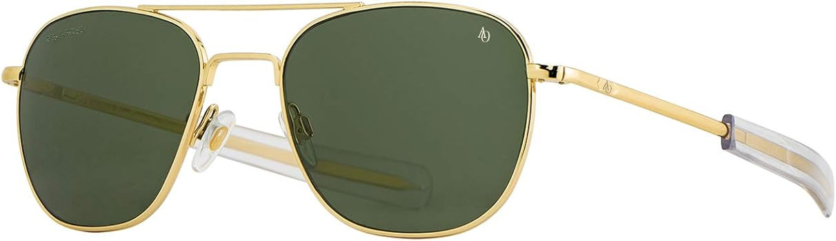 AO Original Pilot Sunglasses - SkyMaster Glass Lenses - Bayonet Temple - Polarized | Amazon (US)