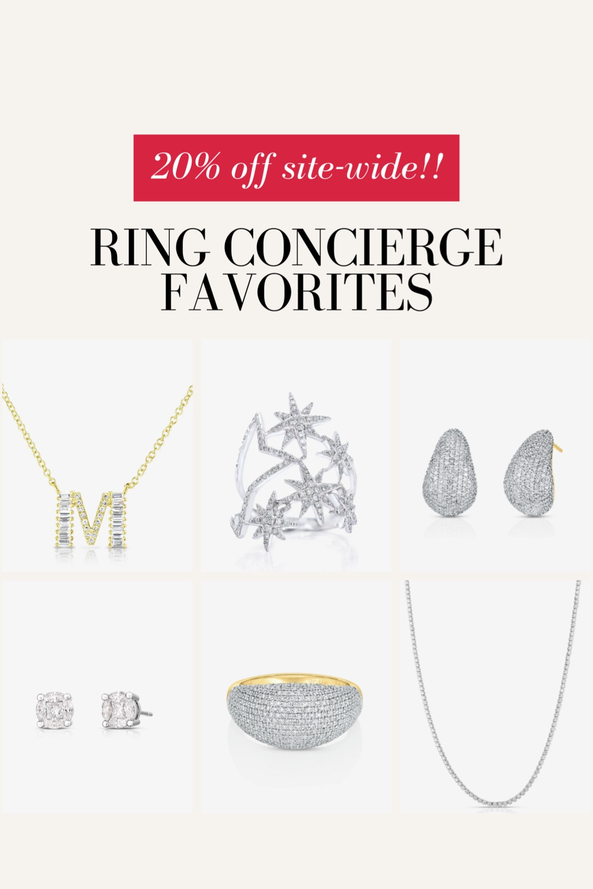 20% off Ring Concierge!!!  Jewelry gifts, Diamond jewelry, gifts for her, luxe gifts, splurge gifts, fine jewelry 

#LTKHoliday #LTKGiftGuide #LTKsalealert
