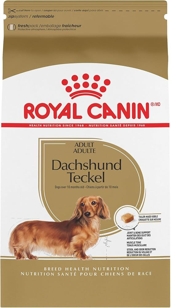 Royal Canin Dachshund Adult Breed Specific Dry Dog Food, 2.5 lb bag | Amazon (US)