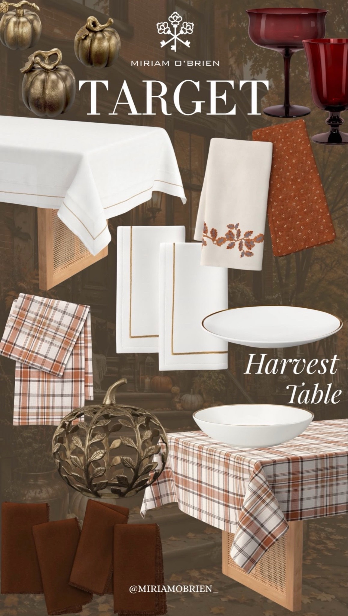 Harvest Table @ Target

Follow me @miriamobrien on IG and TikTok 

#Hosting #Table #HeritageFor #Fall#Target

#LTKHome #LTKOver40 #LTKSeasonal