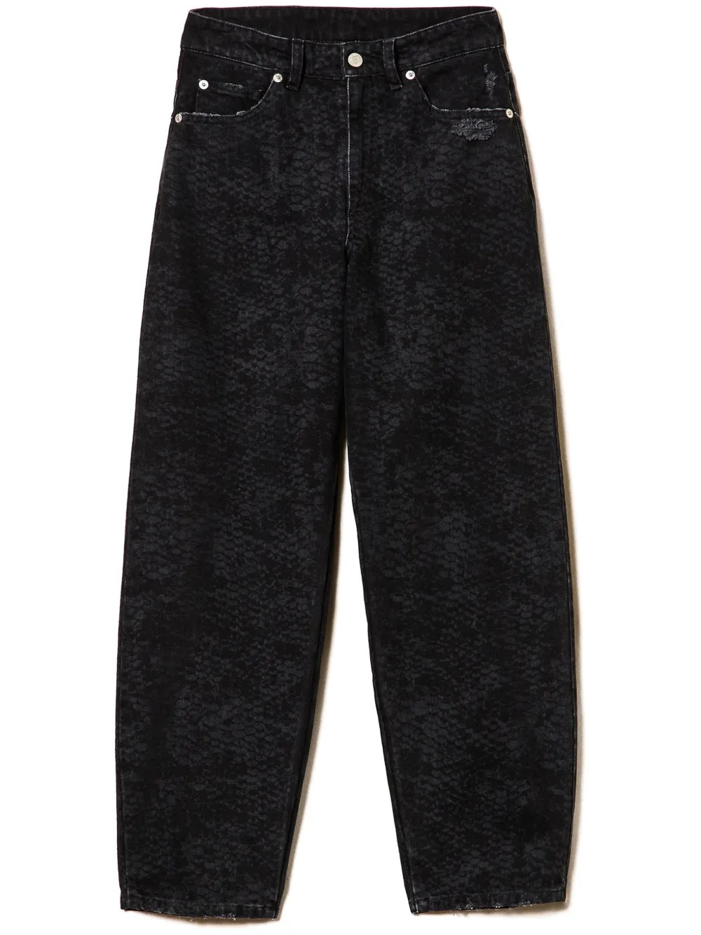 TWINSET snake-print Jeans | Black | FARFETCH SK | Farfetch Global