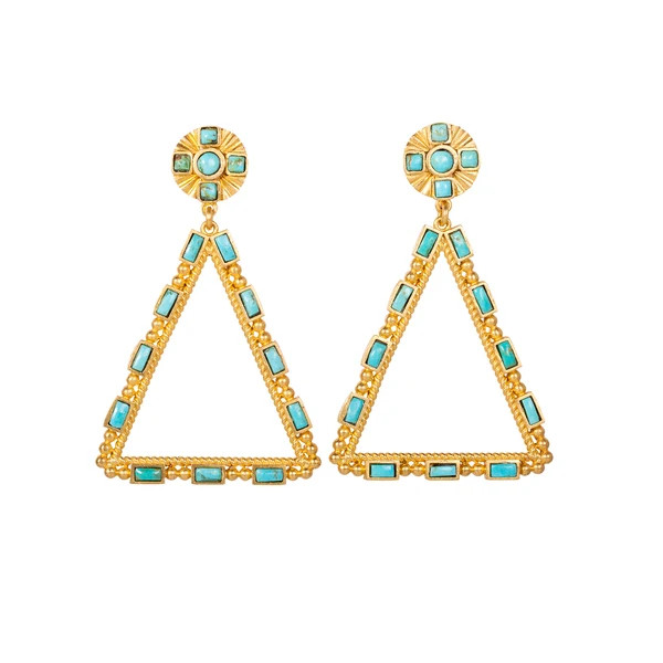 Large Southwestern Chandelier Earrings | Christina Greene 