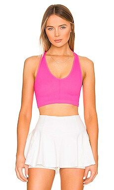 Free People X FP Movement Free Throw Crop in Tropical Pink from Revolve.com | Revolve Clothing (Global)