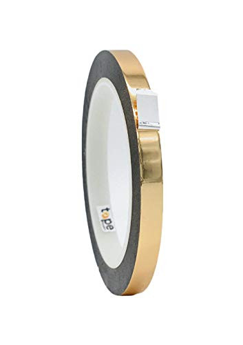 WOD MPFT2 Gold Metalized Polyester Mylar Film Tape with Acrylic Adhesive, 3/8 inch x 72 yds. Vibrant | Amazon (US)