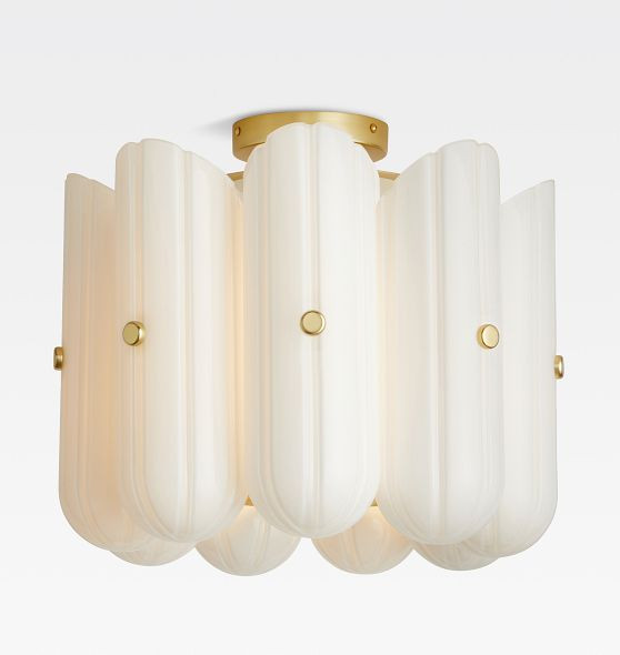 Roll &amp; Hill Lorna LED Flush Mount | Rejuvenation