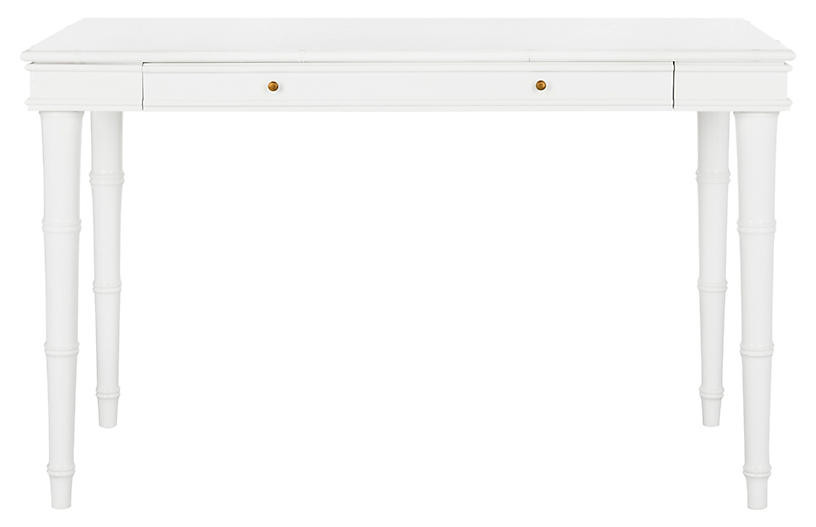 Noely Desk, White | One Kings Lane