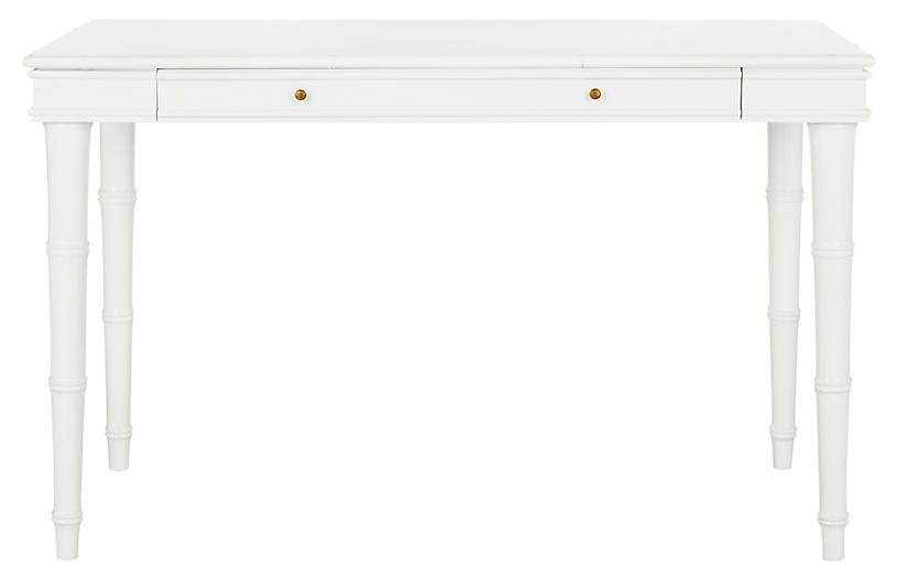 Noely Desk, White | One Kings Lane