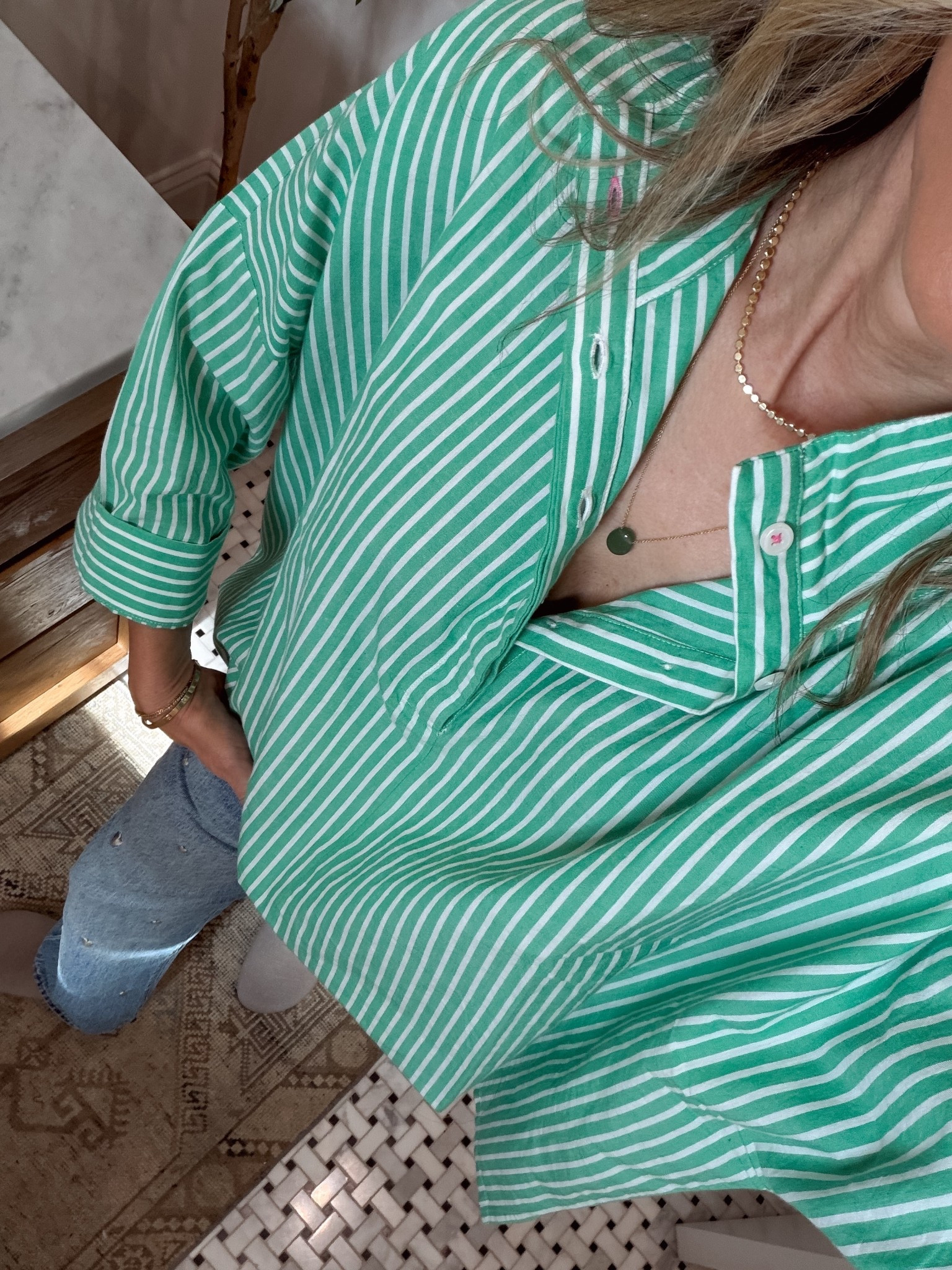 Elevated casual OOTD! I’m 5’6.
-Jeans TTS
-Top size S/M

#LTKootd #LTKWorkwear #LTKOver40