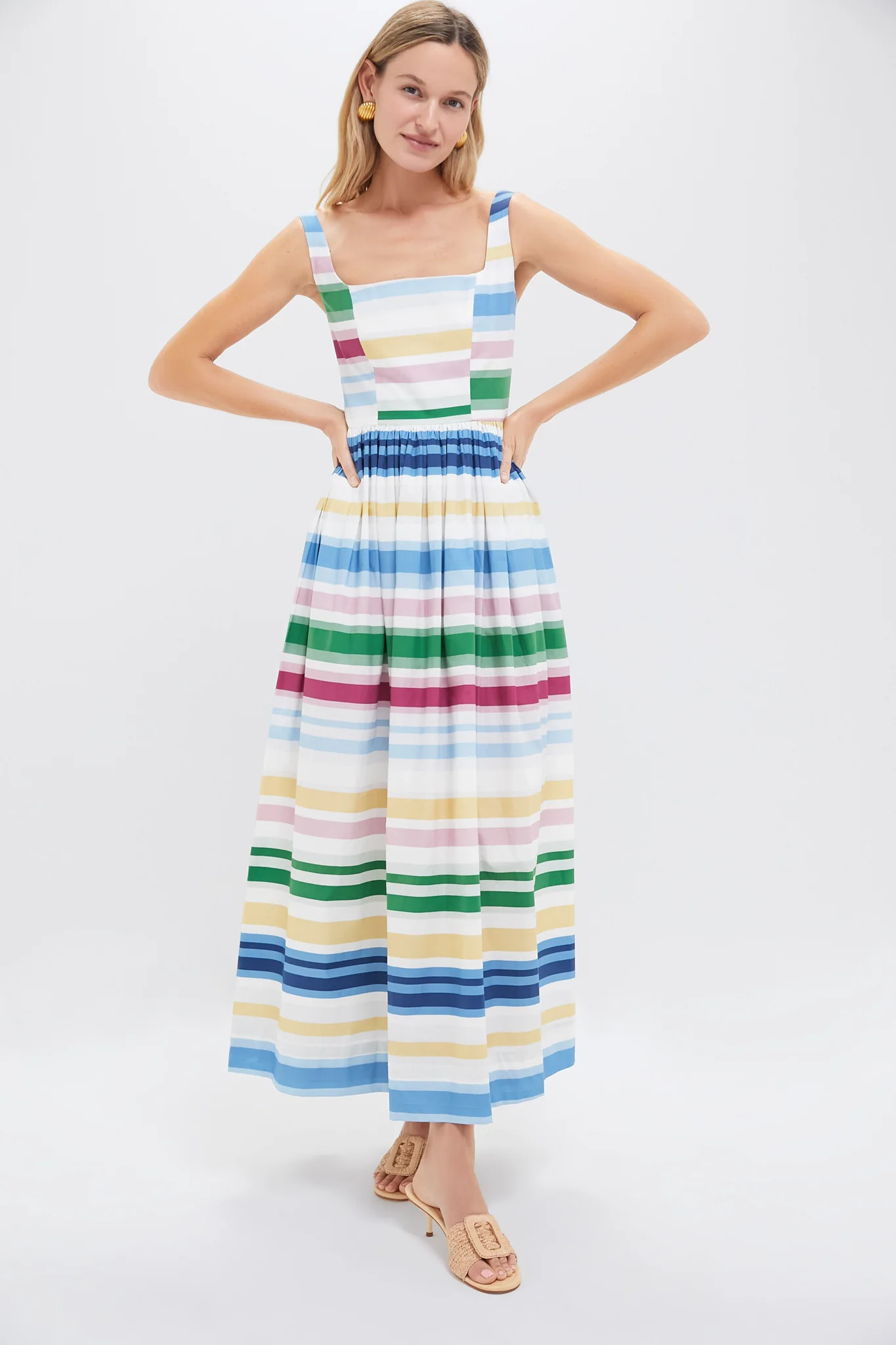 Sofa Stripe Scoop Neck Dress | Tuckernuck (US)