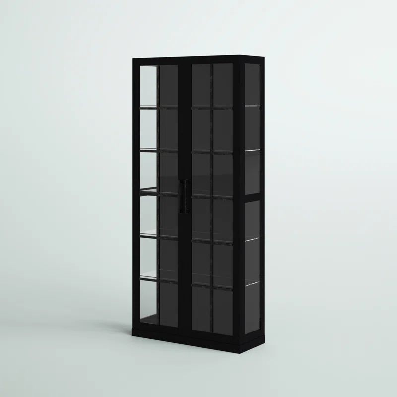 Tristan 37.32'' Wide Curio Cabinet with Lighting | Wayfair North America