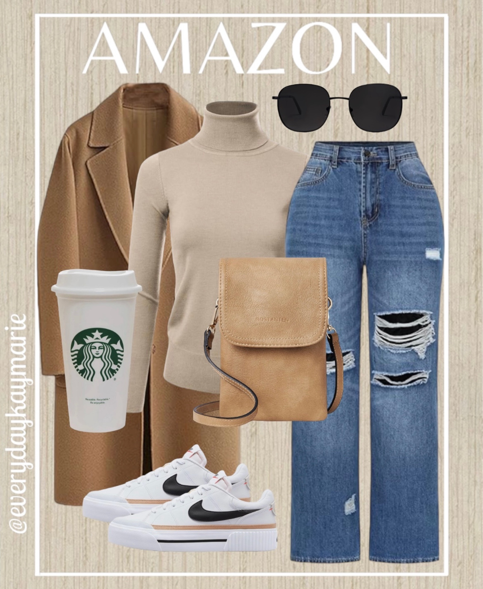 Casual outfit Inspo - I personally own the Nike shoes and get so many compliments whenever I wear them🖤 

#LTKstyletip #LTKSeasonal #LTKtravel