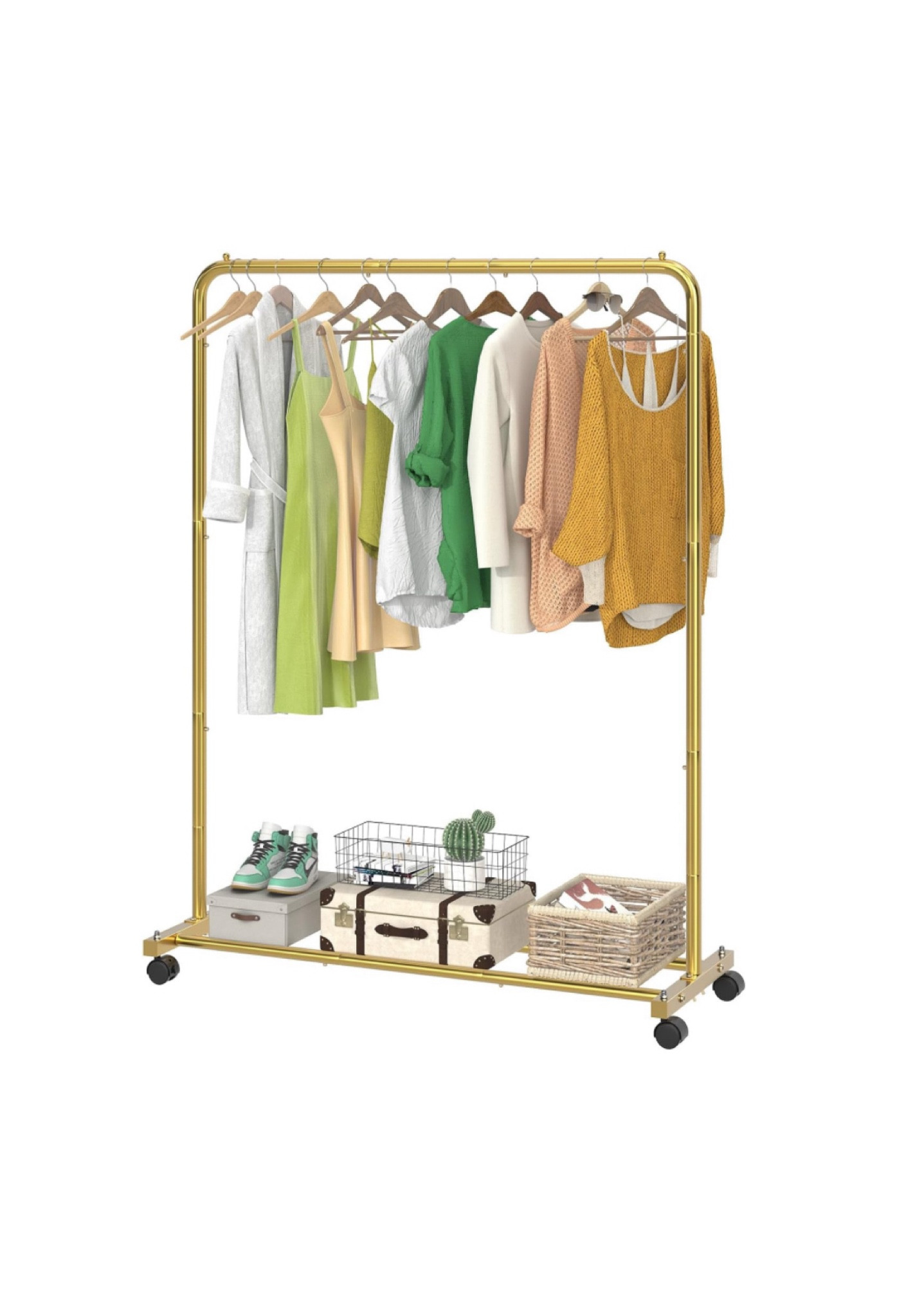 Clothing Rack with Storage Shelves, Rolling Clothes Organizer on Wheels  

Like, share, save this post for future inspiration and with your girlies, follow along for links to all my budget-friendly home decor and fashion ideas! 

Don’t forget to tune into my stories daily for new finds and lightening deals you won’t want to miss out on. 
#organizedhome #amazonmusthave

#LTKSaleAlert #LTKSeasonal #LTKFindsUnder50