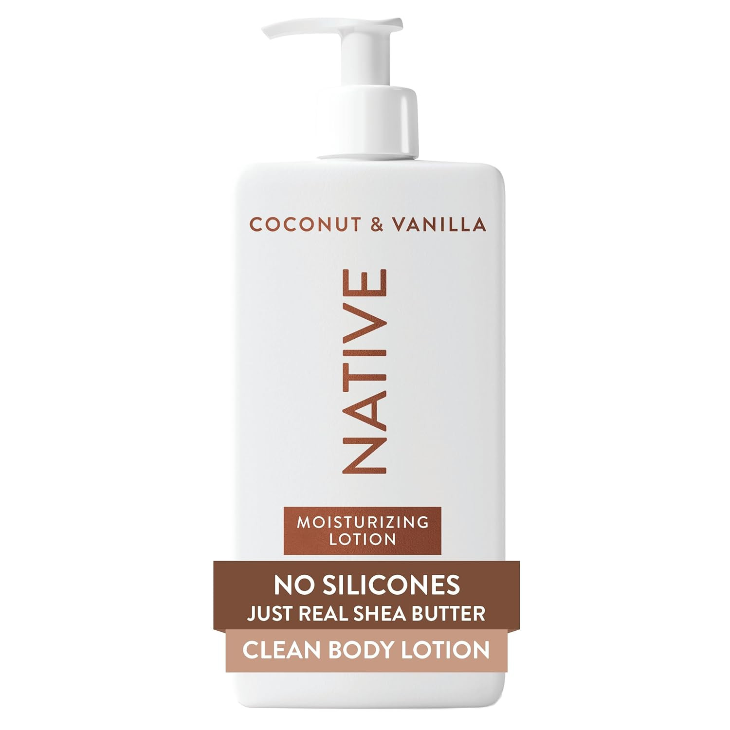 Native Body Lotion, Coconut & Vanilla, 48-Hour Hydration for Dry & Sensitive Skin, Made with Plan... | Amazon (US)