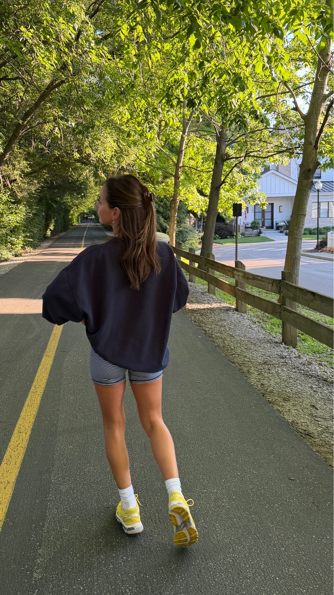My dad’s old sweatshirt! XS in onesie