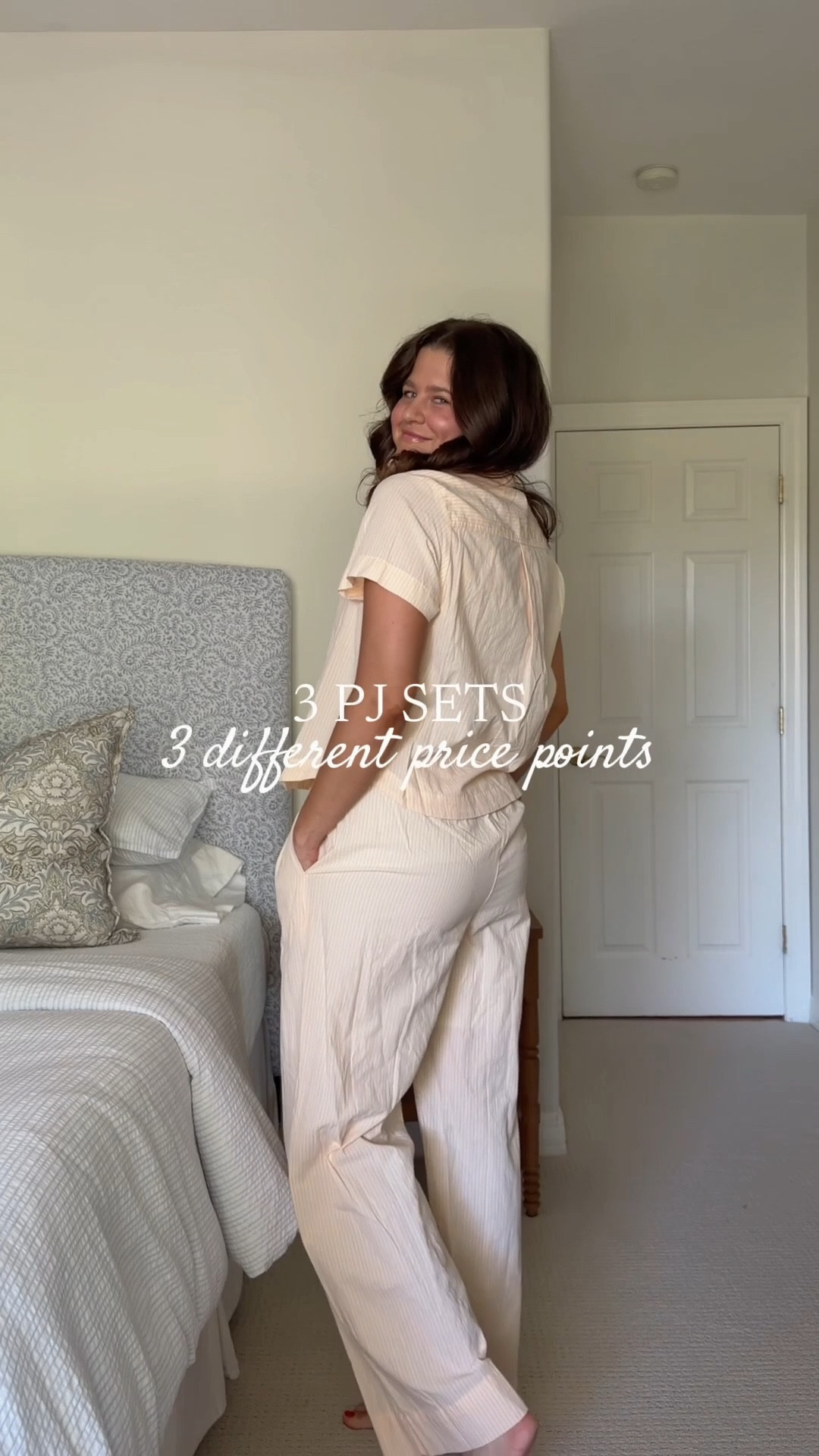 3 pj sets at 3 different price points


Pj sets, women’s pj sets, matching pj sets, luxury pjs, pajamas, women’s pajamas 