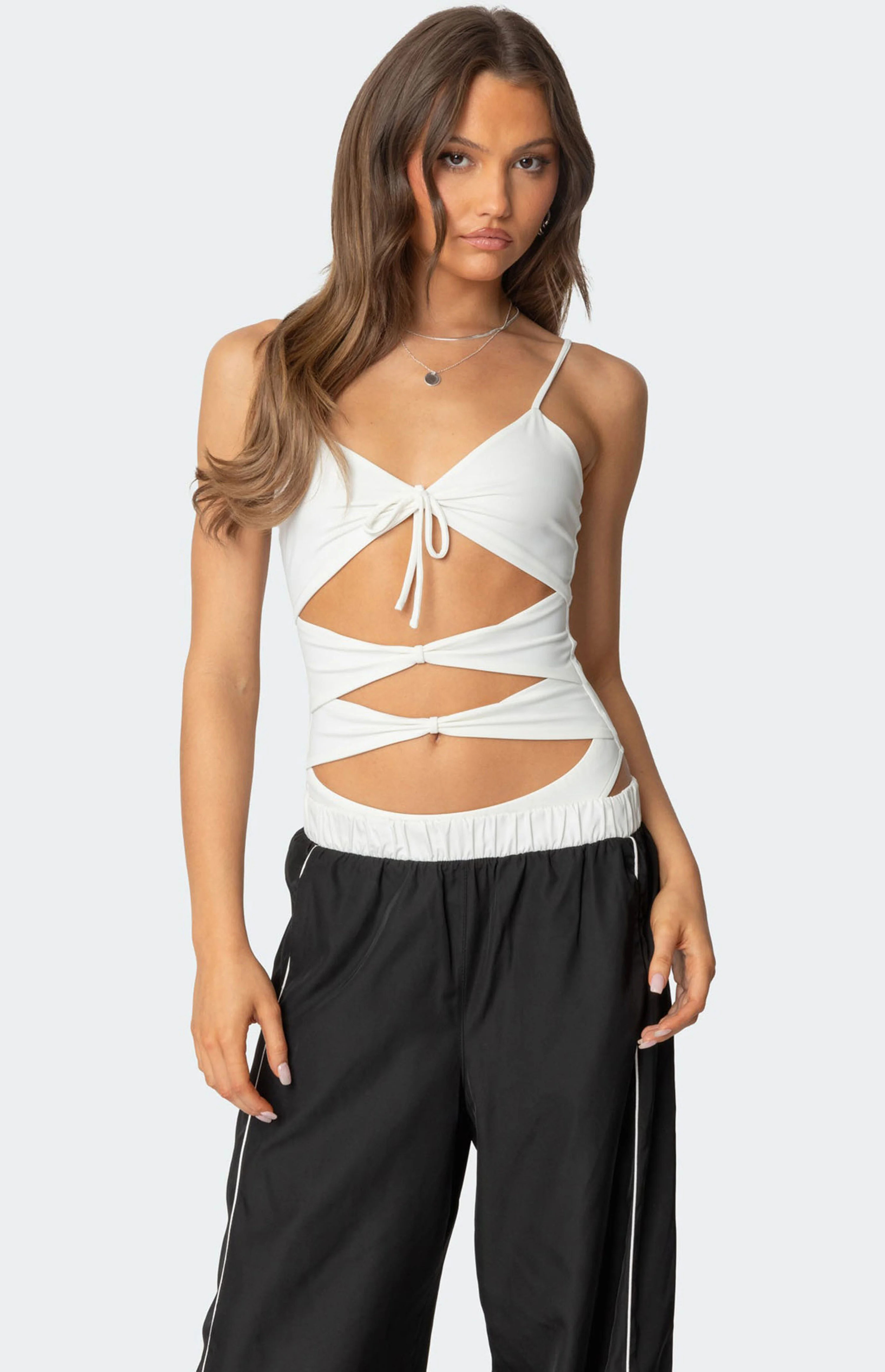 Edikted Serene Cut Out Bodysuit | PacSun