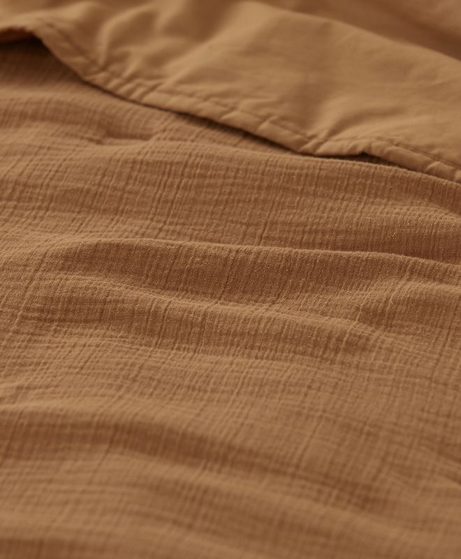 crinkle quilted comforter | Pact Apparel